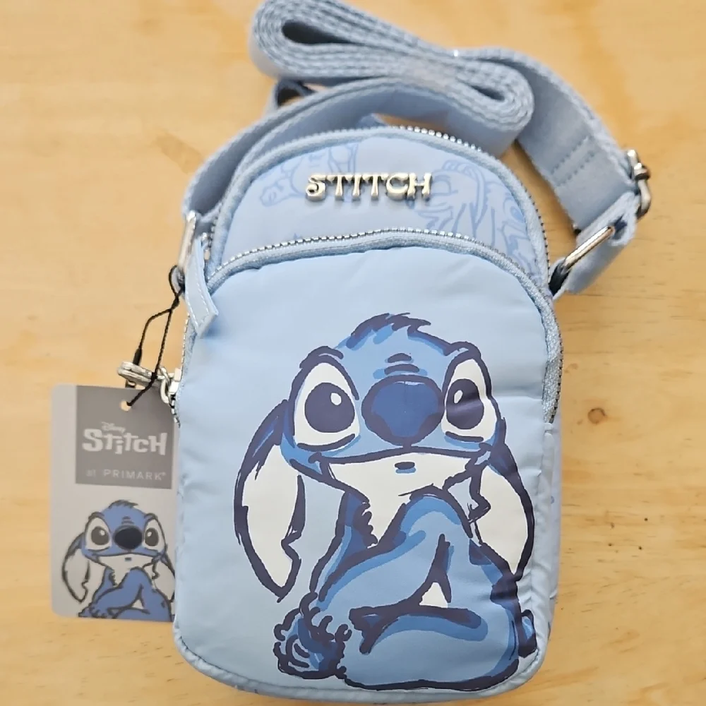 Primark at Disney Stitch Character Crossbody Bag - Light Blue - Picture 15 of 15